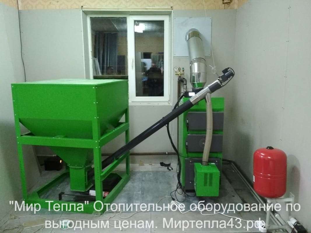 Монтаж и пуско-наладка пеллетного котла Dragon Bio SE-17